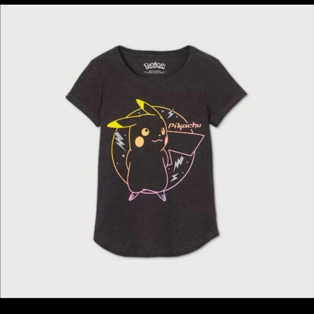 pokemon pikachu short sleeve tshirt